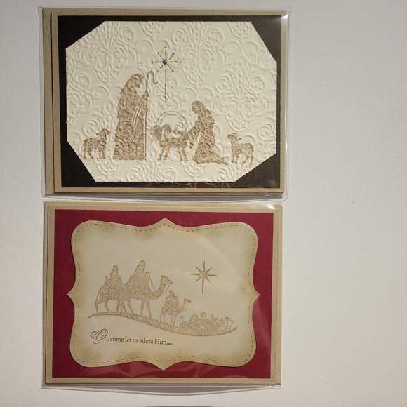 10 Hand Crafted Christmas Cards - Picture 3 of 6